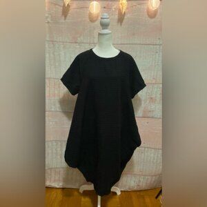 PATRIZIA LUCA Oversized black dress Size S